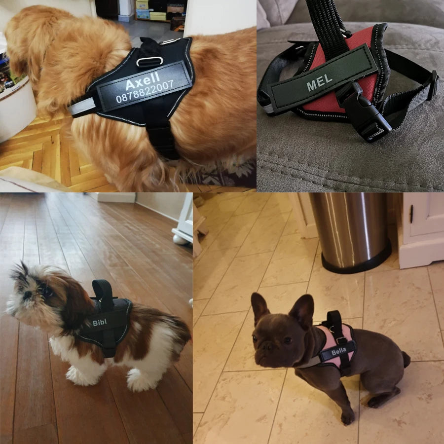 Custom Velcro Label (2-pack) for Personalized NO PULL Dog Harness