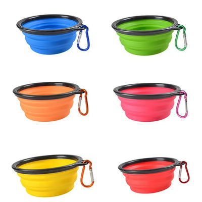 Large Collapsible Dog Silicone Bowl Perfect for Travel