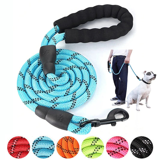 Heavy Duty Nylon Reflective Dog Leash by EverydayPaws