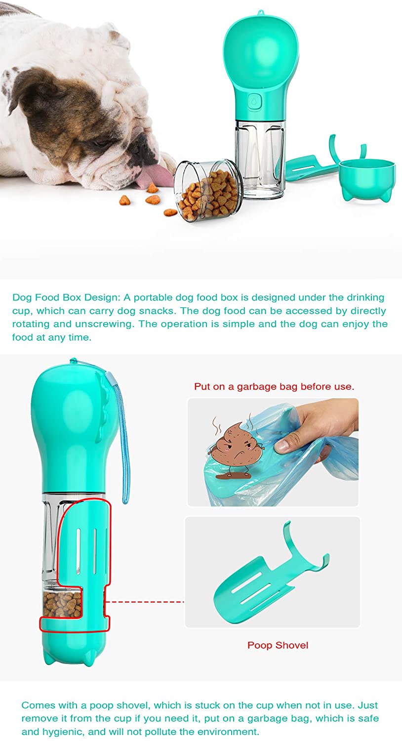 "All-In-One" Portable Dog Bottle