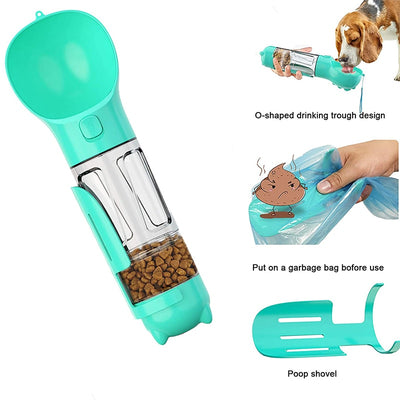 "All-In-One" Portable Dog Bottle