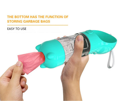 "All-In-One" Portable Dog Bottle